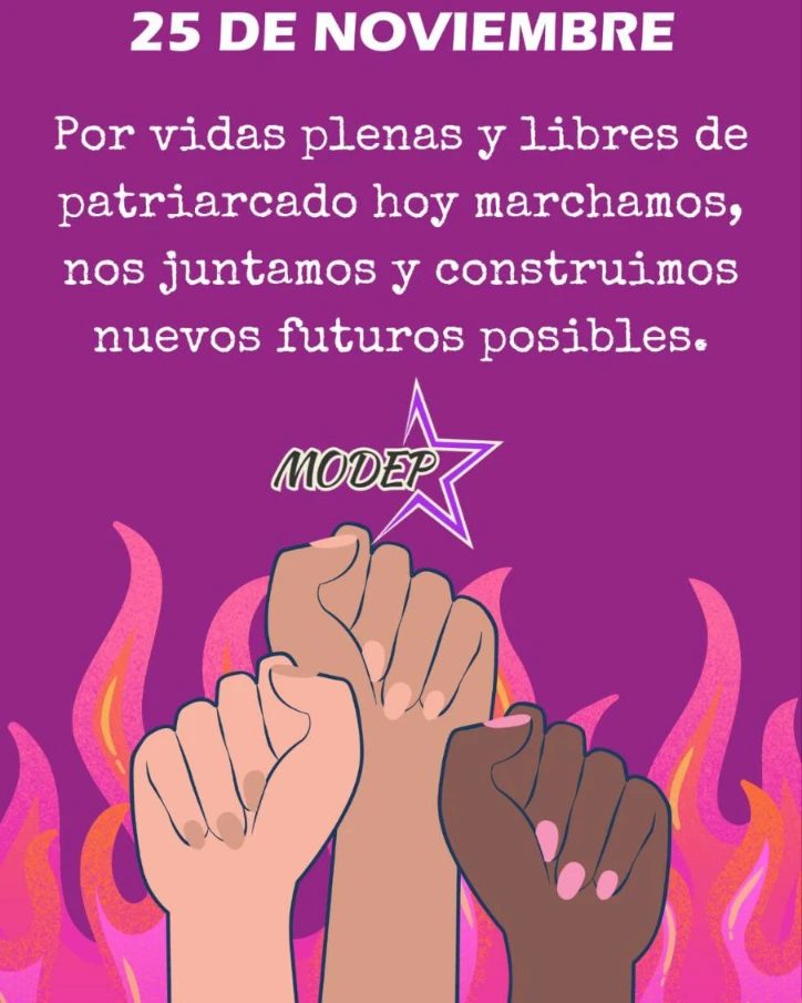 Lee más sobre el artículo Por vidas plenas y libres de patriarcado hoy marchamos, nos juntamos y construimos futuros posibles.